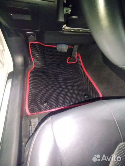 Эва коврики с 3д бортами для Камри Camry