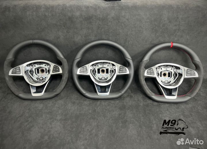 Руль mercedes amg w213 (на обмен)