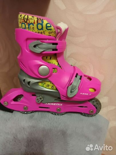 Роликовые коньки детские раздвижные
