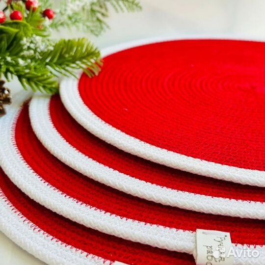 Новогодний набор салфеток/Плейсматы