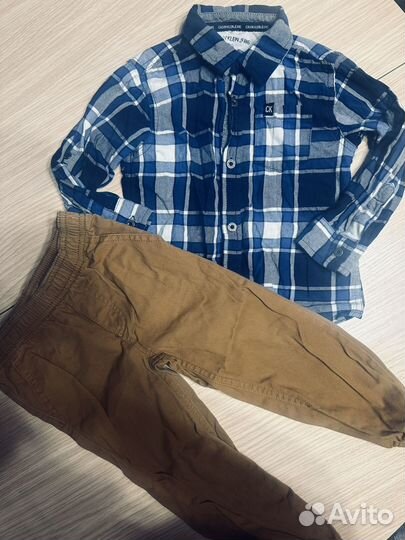 Рубашка и брюки calvin klein