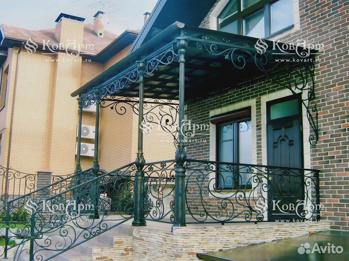 Кованые навесы на заказ
