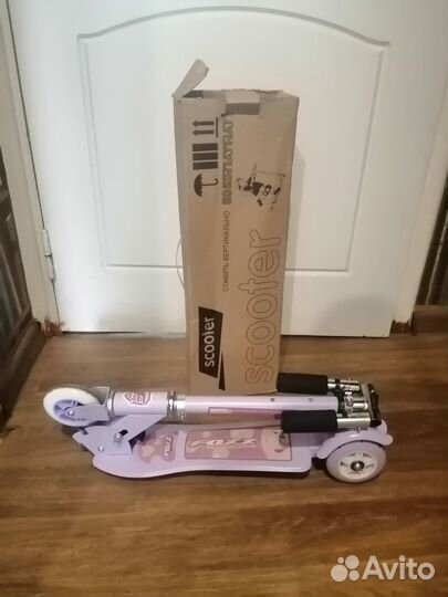 Самокат детский трехколесный бу