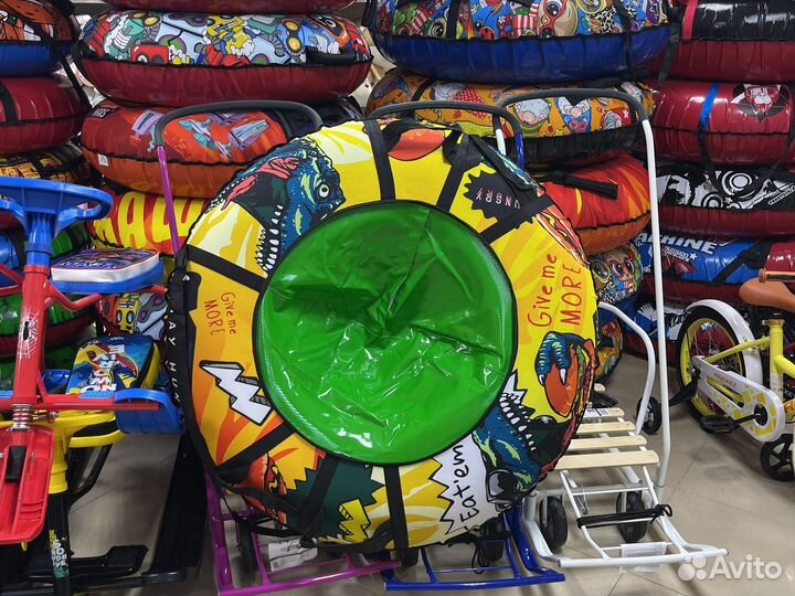 Тюбинг Ватрушка Ледянка Снегокат