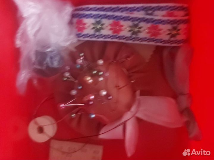 Набор для рукоделия, уроков труда в коробке