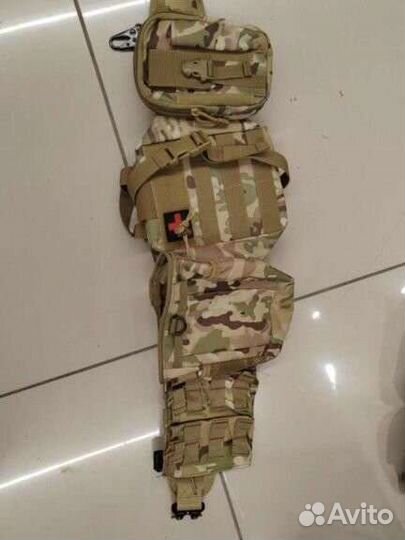 Пояс разгрузочный с подсумками+под сброс Мультикам