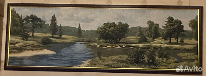 Картина в раме гобелен