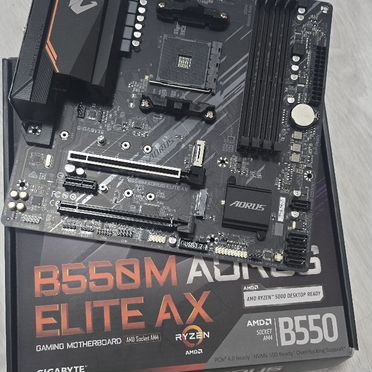 Материнская плата Gigabyte B550M aorus elite AX