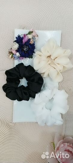 Шёлковая резинка для волос