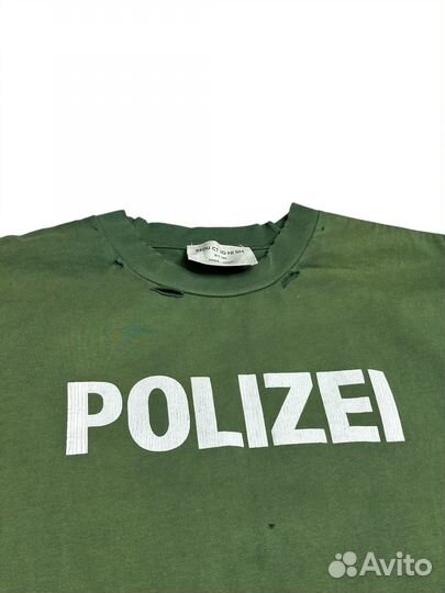 Футболка vetements polizei