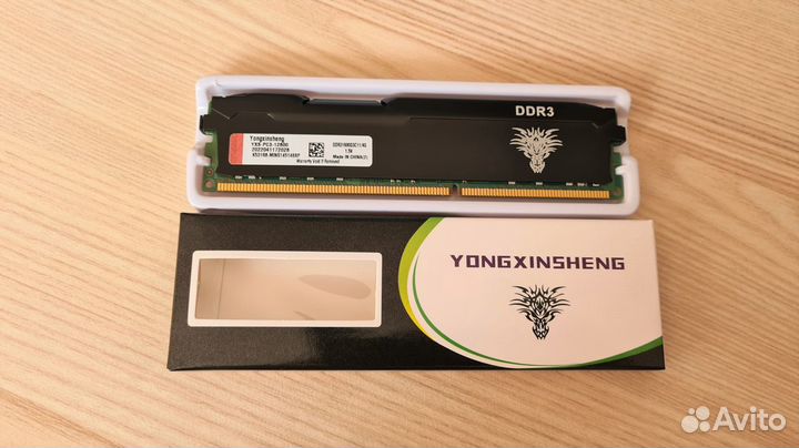 Новая Оперативная память DDR3 4GB 1600 мгц