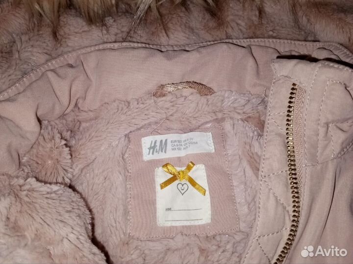Парка для девочки hm 116-122