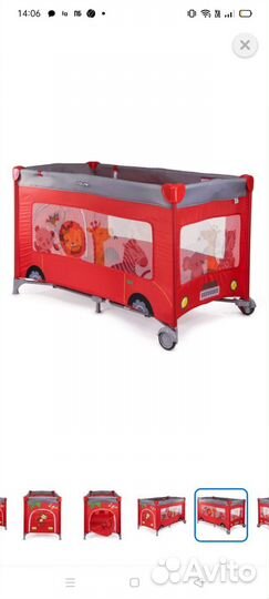 Детская кровать манеж с матрасом