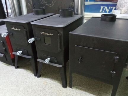 Печь буржуйка для отопления дачи в гараж бытовку