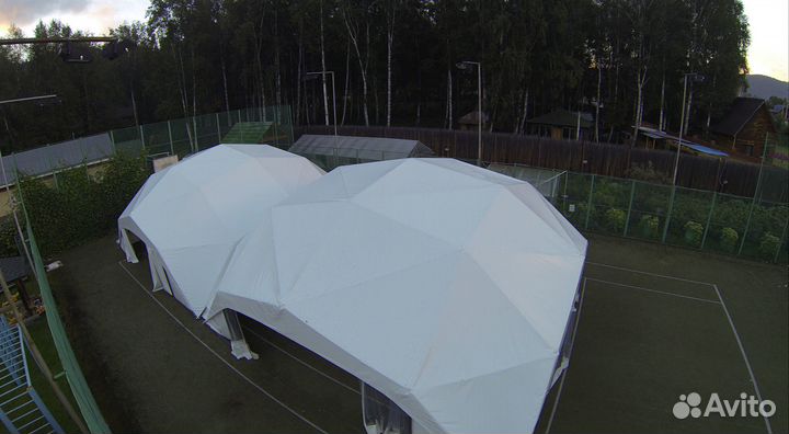Квадрокупольные шатры (квадросфера) с металлически