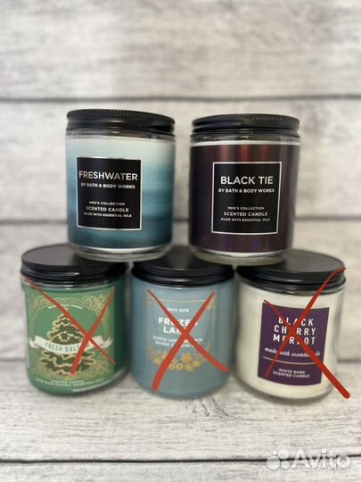 Ароматические свечи Bath and Body Works
