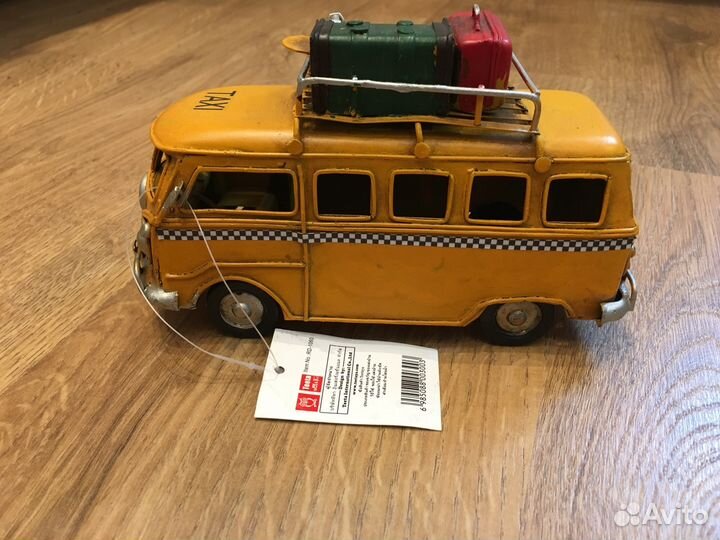 Volkswagen taxi игрушечная декоративная машинка