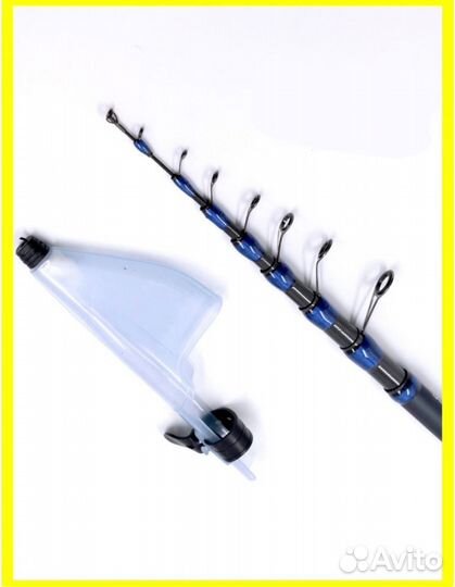 Телескопическая карбоновая удочка 5 м