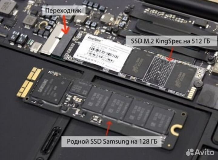 Адаптер для SSD Apple