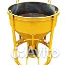 Бадья для бетона бн-1,5 с лотком