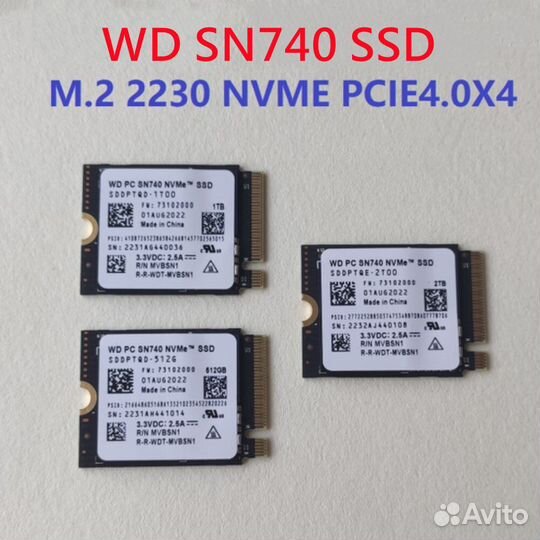Накопитель SSD WD SN740 M.2 2230 1TB
