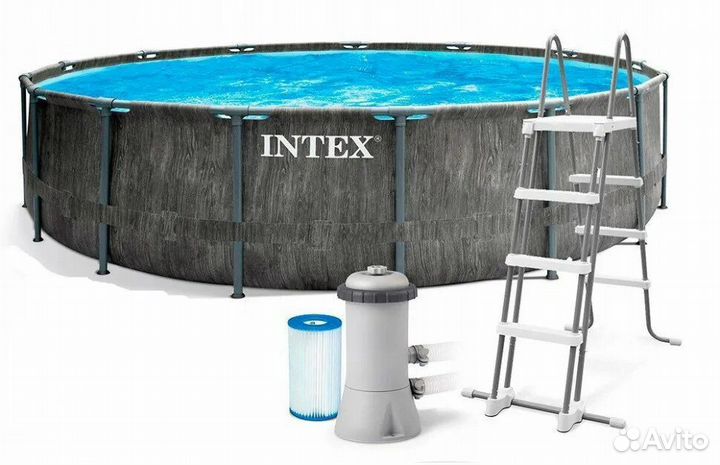 Каркасный бассейн intex арт 26742. Новинка