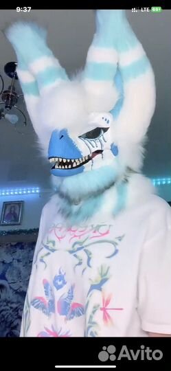 Фурсьют,фурри,маска раптора