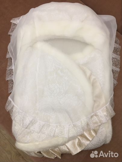 Конверт на выписку из овчины