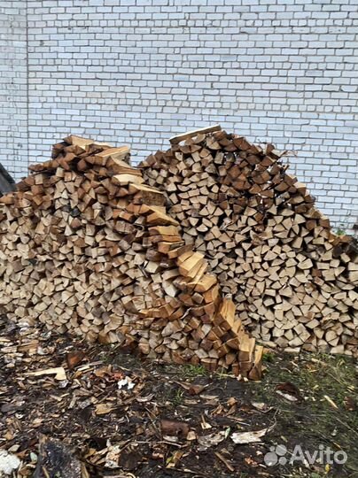 Дрова березовые колотые сухие