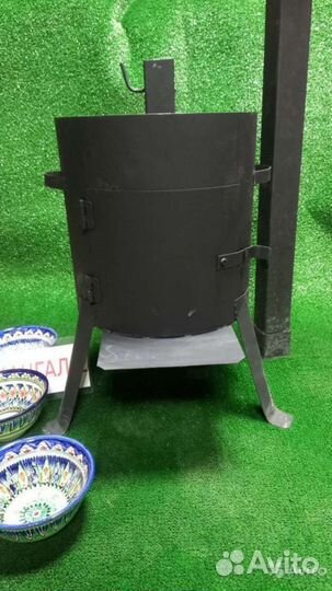 Печь под казан с трубой 8 литров