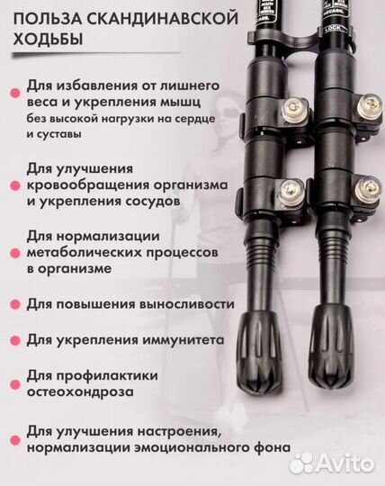 Палки для скандинавской ходьбы Necasil