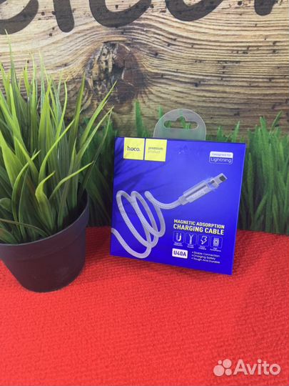 Магнитный кабель айфон hoco фирменный