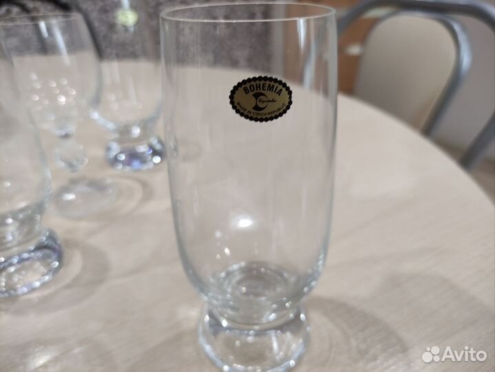 Бокалы богемское стекло