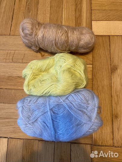 Пряжа мохер