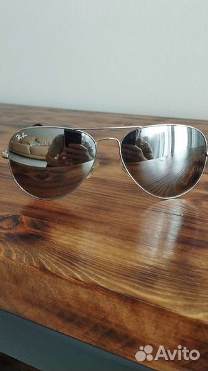 Очки ray ban aviator зеркальные