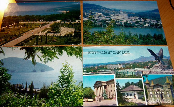 Открытки Черноморское побережье и Латвия почтой