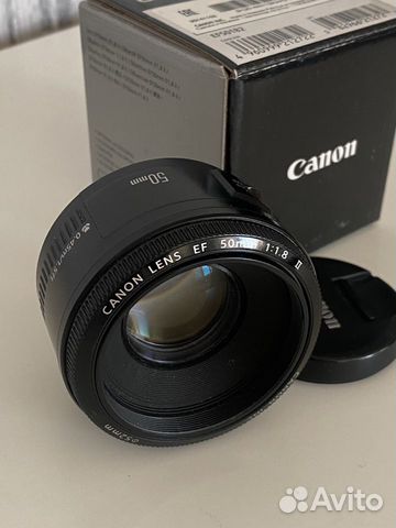 Объектив Canon ef 50mm f/1.8 II объявление продам