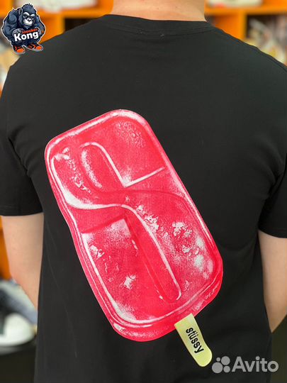 Футболка Stussy Popsicle Tee, черная