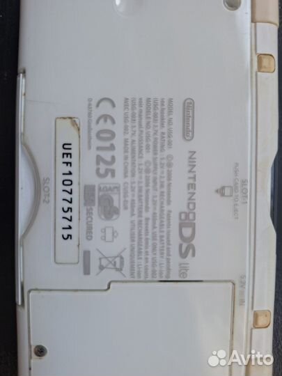 Nintendo ds lite+картриджи