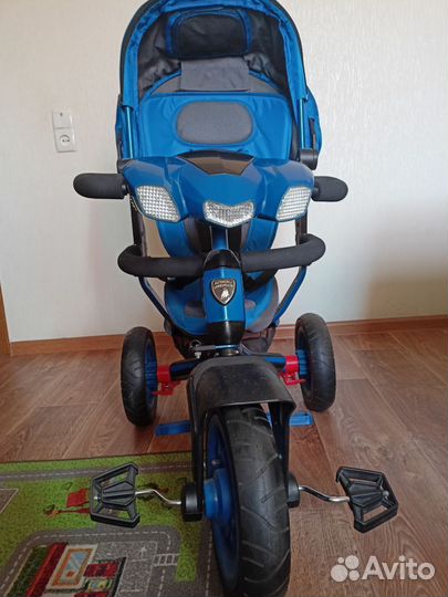 Велосипед коляска с ручкой