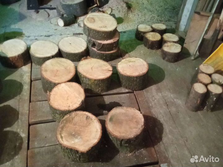 Липовые чурбачки для поделок спил дерева