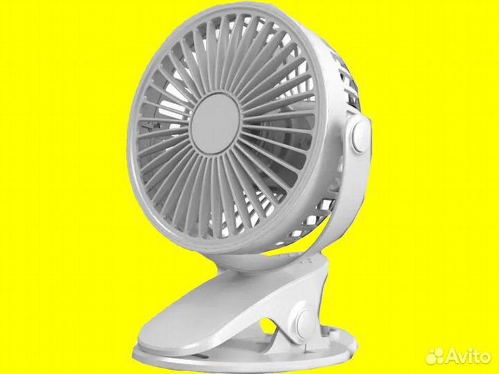 Индивидуальный вентилятор на прищепке, от USB