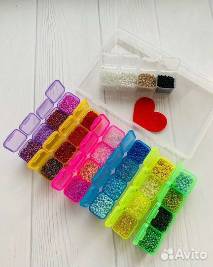 Набор бисера+подарочек