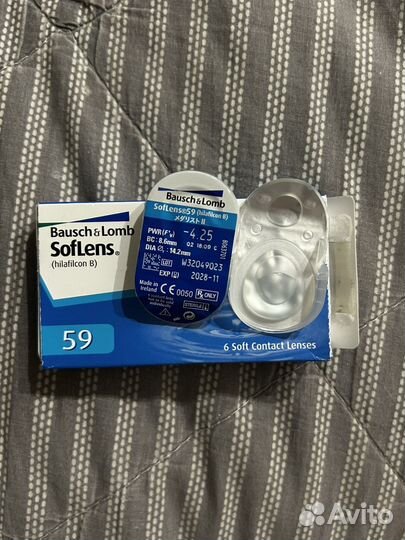 Контактные линзы Bausch & Lomb Soflens 59