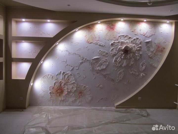 Роспись стен.барельеф.горельеф.скульптура