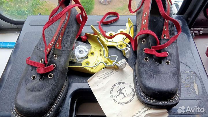 Лыжные ботинки СССР, новые