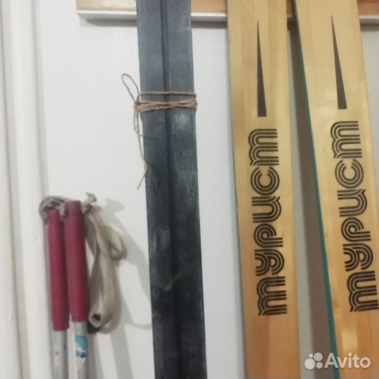 Лыжи беговые СССР деревянные и пластиковые
