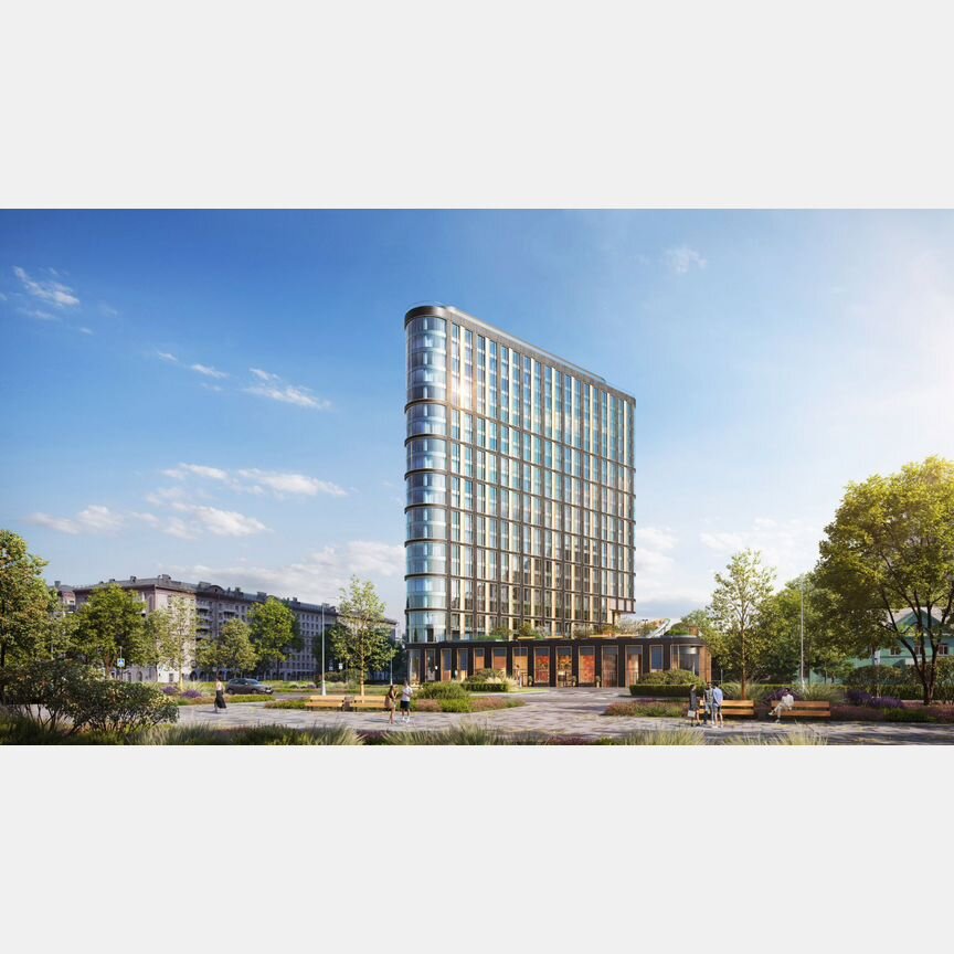 2-к. квартира, 55,3 м², 2/19 эт.