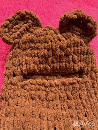 Вязаная балаклава ручной работы