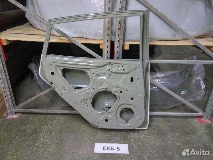 Дверь задняя левая Хендай Солярис 1